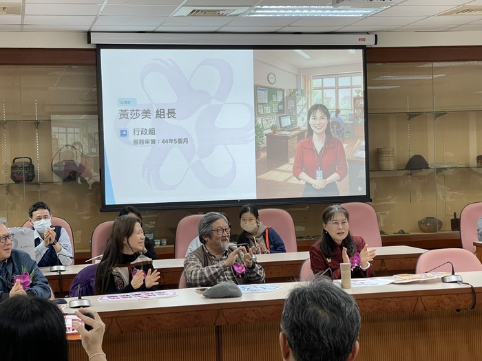 人事室舉辦退休同仁歡送會　感謝一路相伴的付出圖片