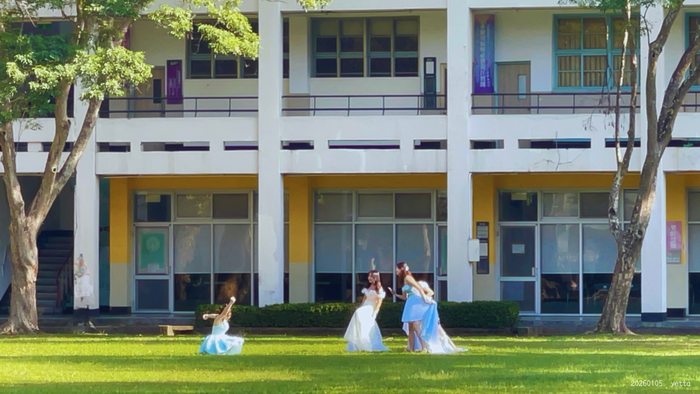 🌸春天模式啟動｜陽光草地上的夢幻婚紗👗圖片