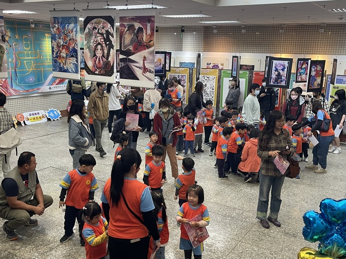 漫遊童趣 歡樂南應 幼兒園 Q 版漫畫 活動記者會圖片